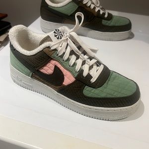 Nike pair of shoes, hype, patchwork, collab, good as new , worn twice